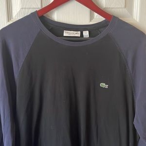 Lacoste Crew Neck Long Sleeve T-shirt - size 6/US XL.